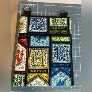 Hogwarts Houses Stained Glass Crossbody Purse with Adjustable Strap